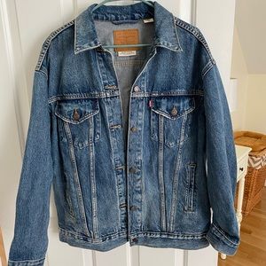 Oversized jean jacket